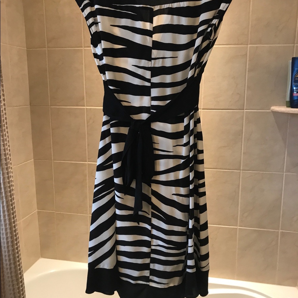 Zebra print BeBe dress